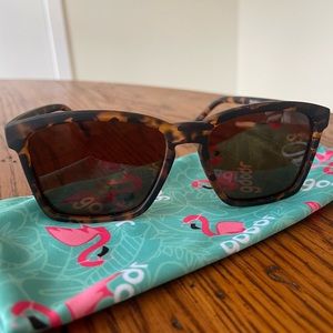 Goodr Smaller is Baller Tortoise Polarized Sunglasses